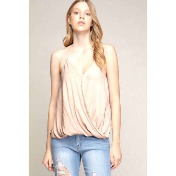 Naked Zebra Tops - Naked Zebra Alicia Halter Top